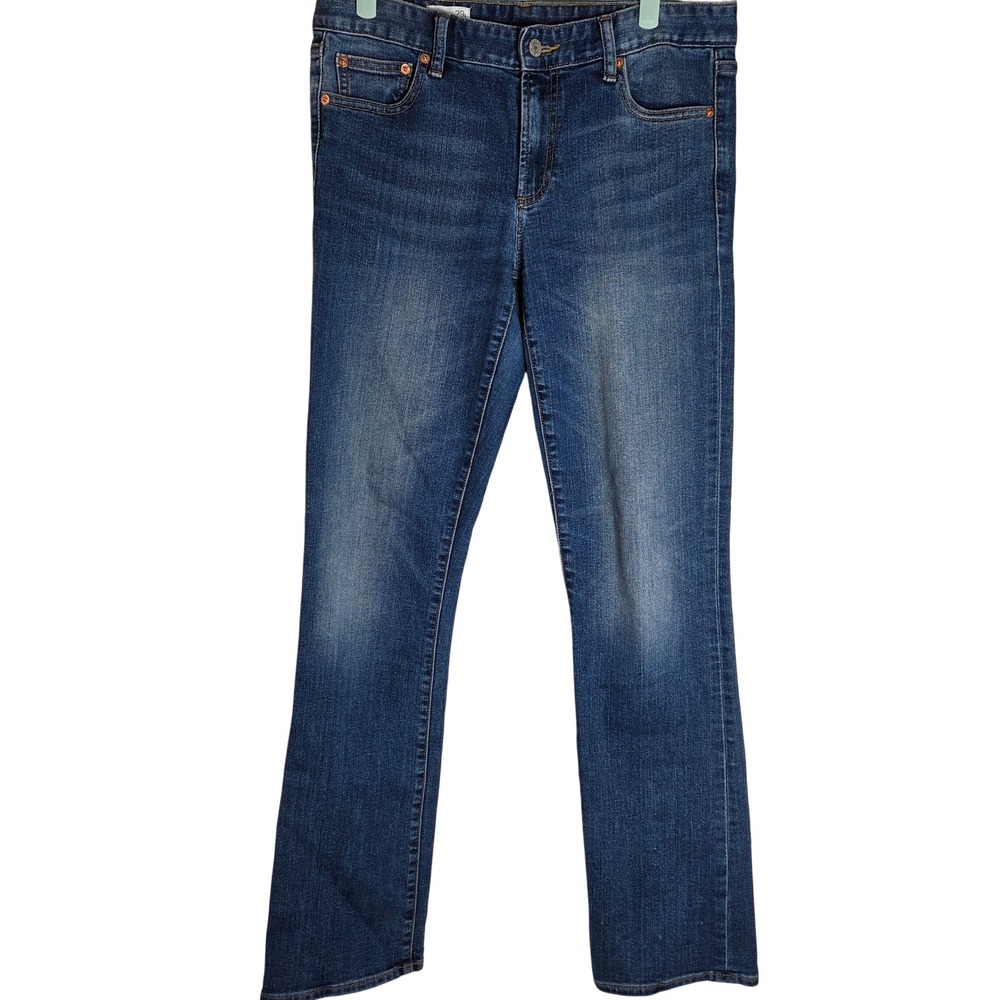 GAP 1969 Perfect Boot Jeans Women's 29L Long Dark Wash Bootcut Stretch